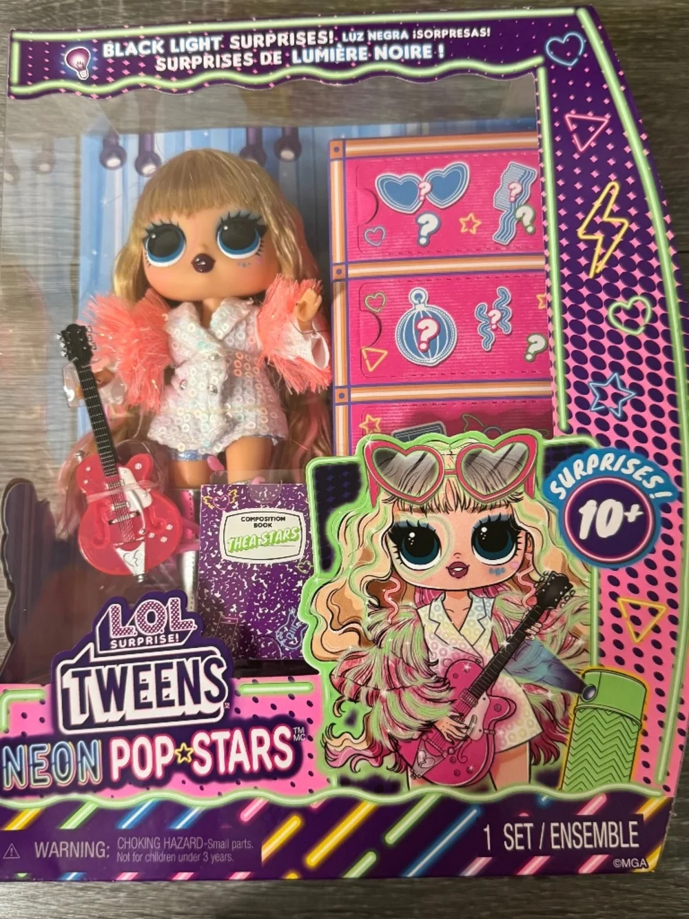 L.O.L. Surprise Tweens Neon Pop Stars Head Starr Fashion Doll New